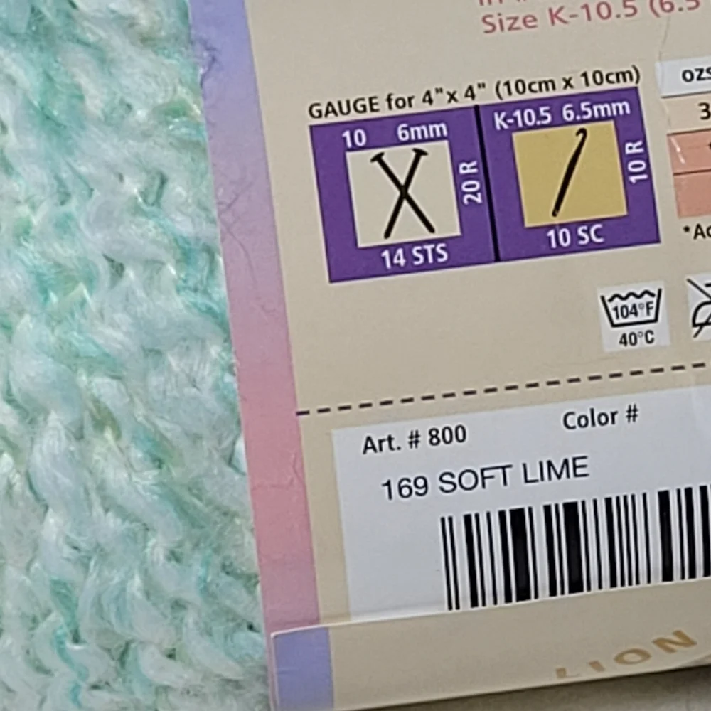 Lion Brand Homespun Baby Yarn 3 Skeins